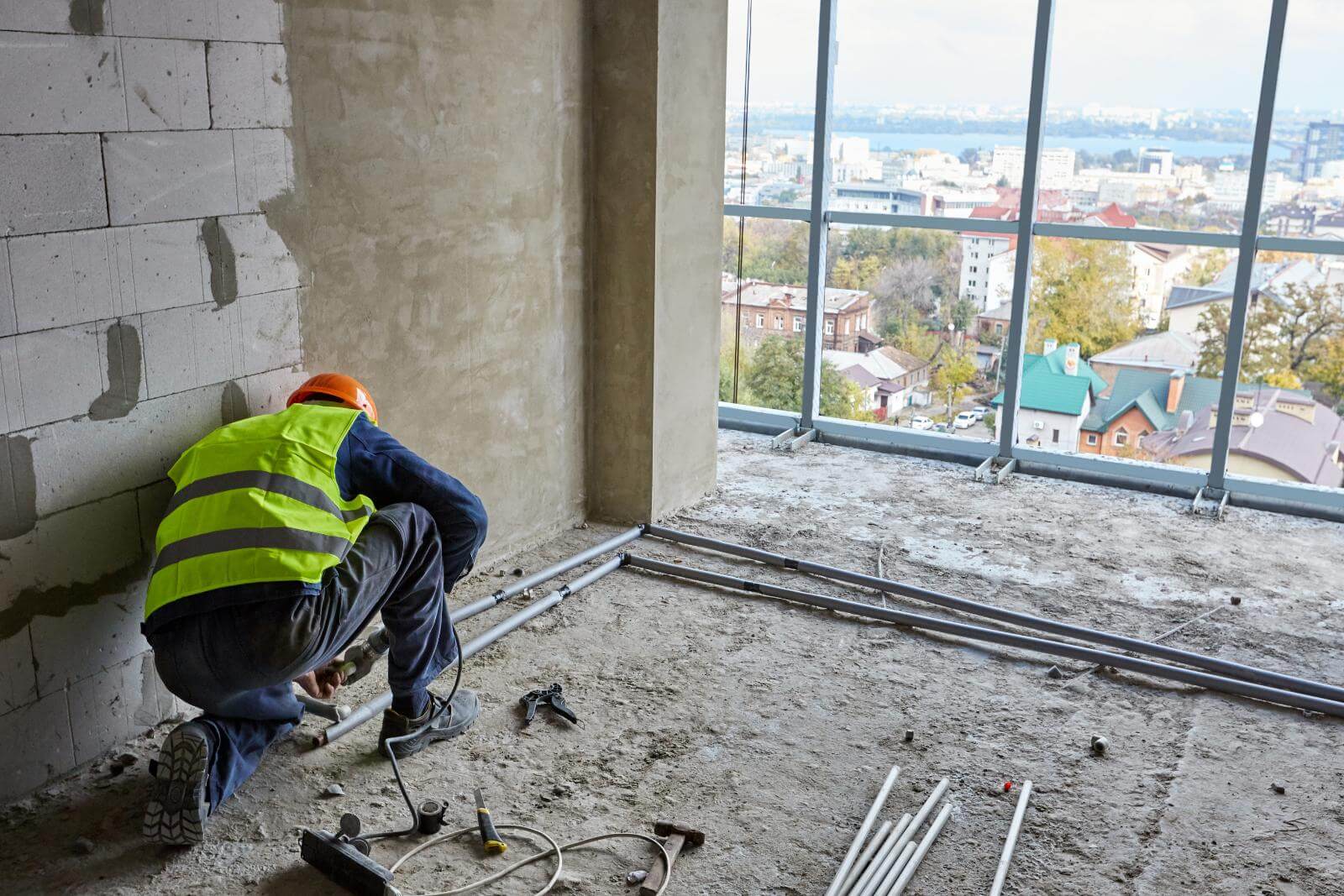 Damaged concrete repair